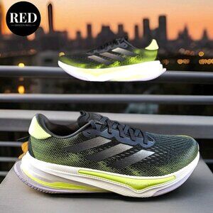 Adidas Supernova Prima Running Carbon Iron Metallic Lime IH8634 - Men's Size 10